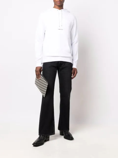 Saint Laurent logo-print hoodie