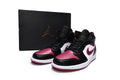 Air Jordan 1 Mid Bred Toe White GS Reps Sneakers 554724-066