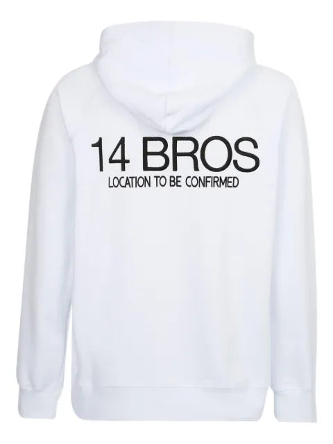 14BROS logo-print hoodie