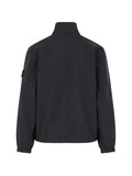 Stone Island 4100022 light soft shell-R E.DYE® technology in recycled polyester stand-collar jacket with water and wind-resistant membrane