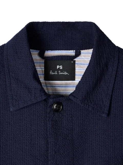 PS Paul Smith buttoned textured shirt jacket