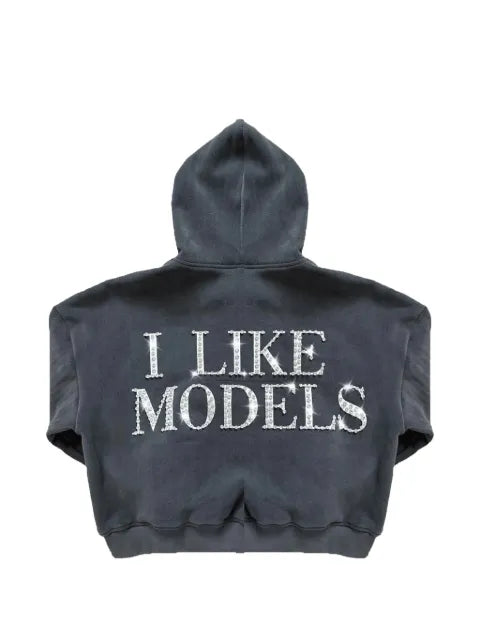 77 Studios Skyami rhinestone-embellished hoodie