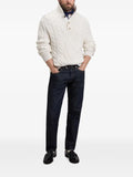 Woolrich cable-knit shawl-neck sweater