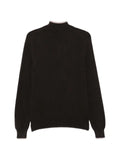 Fedeli half-zip ribbed-trim sweater