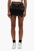 Double Canvas Mini Skirt